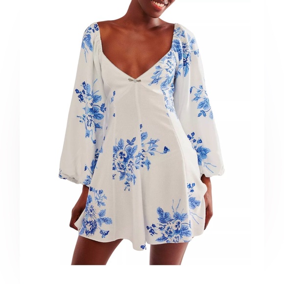 Free People Francesca Mini Dress NWOT - Picture 4 of 13